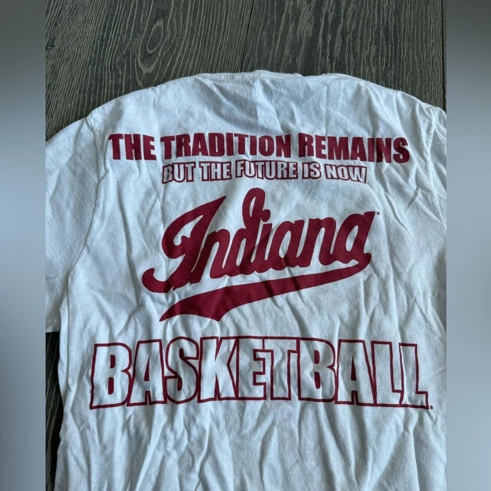 Adidas Go-To Tee Indiana University IU Crimson Guard Basketball Short Sleeve